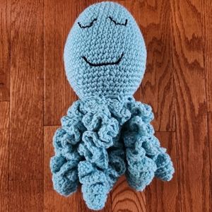 Crochet Teal Octopus